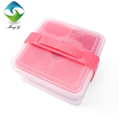 Plastic 5 Compartment Food Storage Eco-Friendly Box Lunch Box