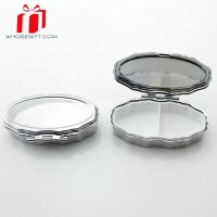 Travel Portable Pill box Custom Metal Pill Container/box in oval shape