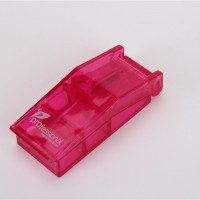 Eco-friendly Translucent Pill Cutter With 2 Compartment Medicine Organizer Pill Cases Tablet Splitter