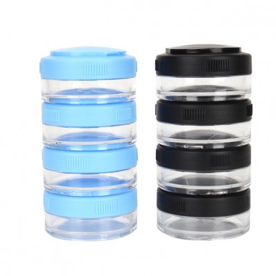 Multi-Function Individual 4 Bottles Storage Bottle Pill Bottle Box